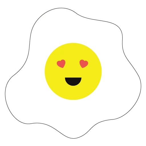 Sticker “Egg Emoji-4”