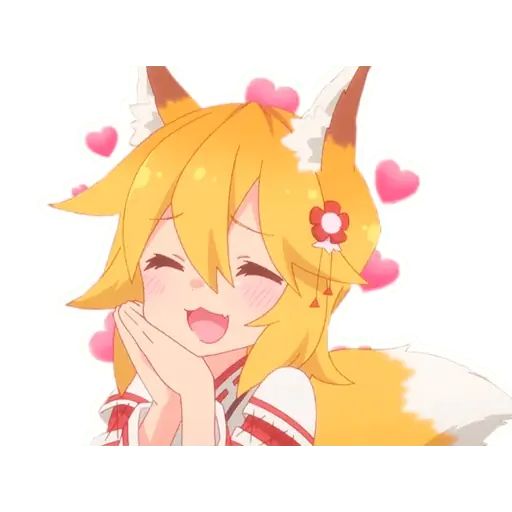 Sticker “The Helpful Fox Senko-san-2”