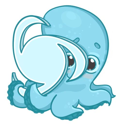 Sticker “Octopus IT-8”