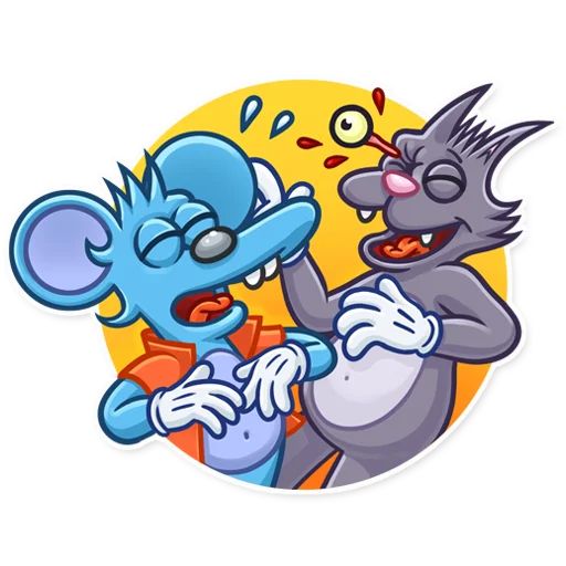 Sticker “The Itchy & Scratchy-1”