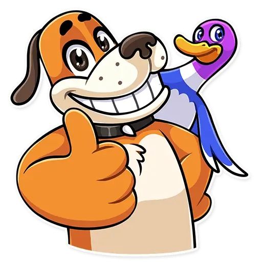 Sticker “Duck Hunt Dog-3”