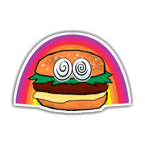 Sticker “Burger Chip-11”
