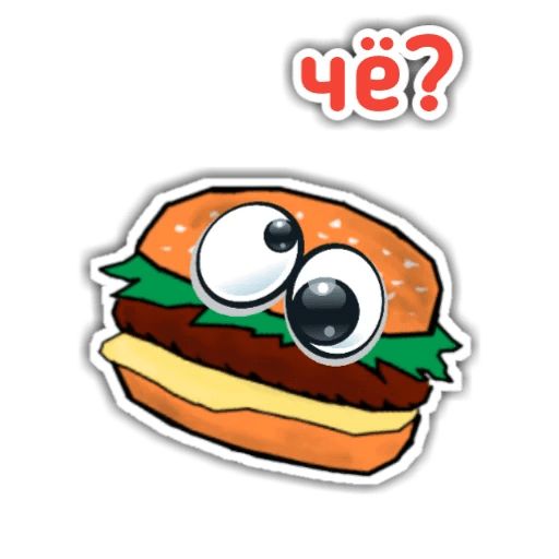 Sticker “Burger Chip-2”