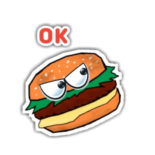 Sticker “Burger Chip-6”