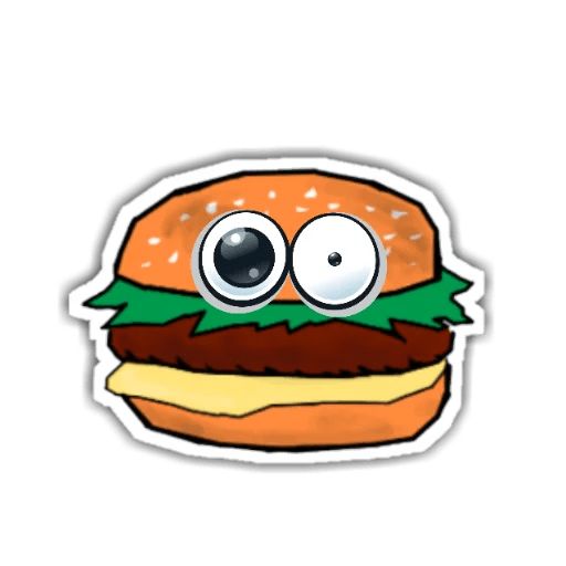 Sticker “Burger Chip-7”