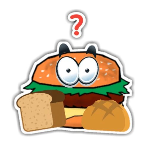 Sticker “Burger Chip-8”
