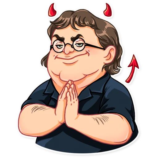 Sticker “Gabe Newell-12”