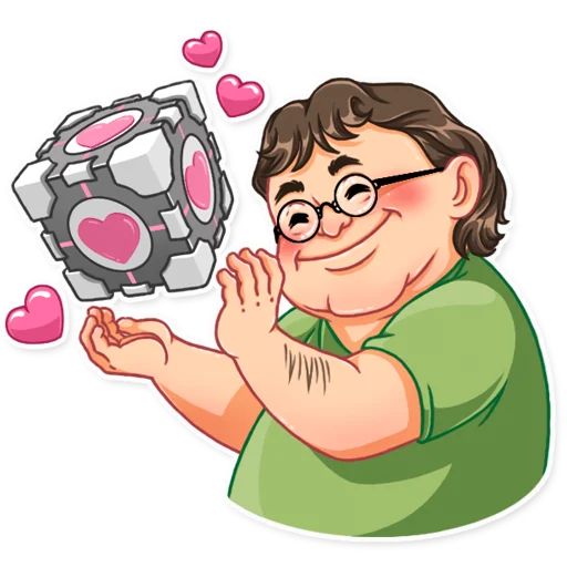 Sticker “Gabe Newell-2”