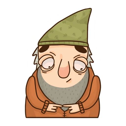 Sticker “Old Grumpy Gnome-1”