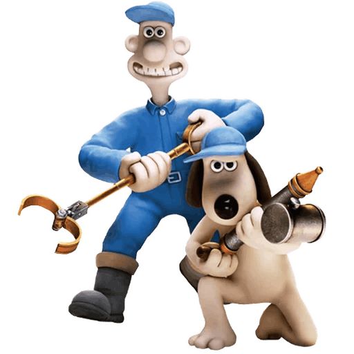 Sticker “Wallace and Gromit-1”