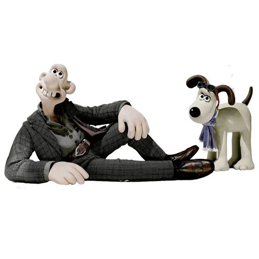 Sticker “Wallace and Gromit-9”