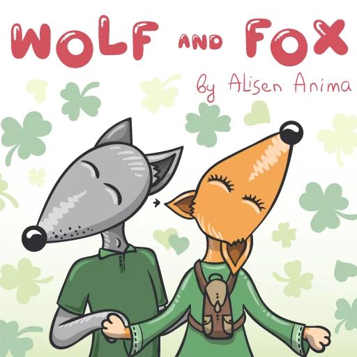 Sticker “Wolf and Fox-1”