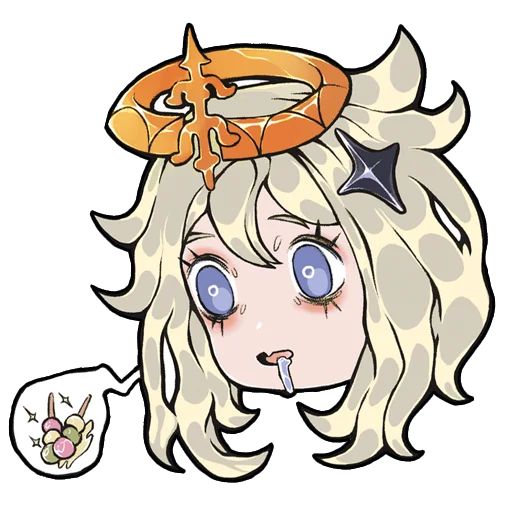 “Paimon” stickers set for Telegram