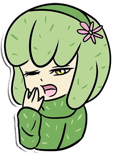 Sticker “Cactus-chan-5”