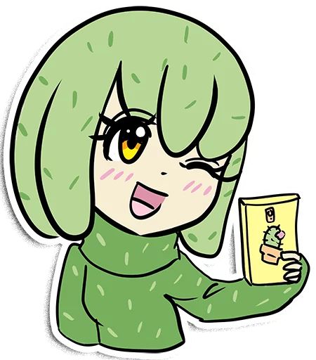 Sticker “Cactus-chan-6”