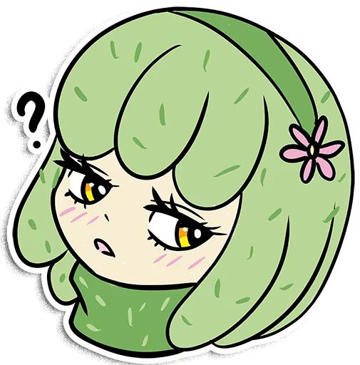 Sticker “Cactus-chan-9”