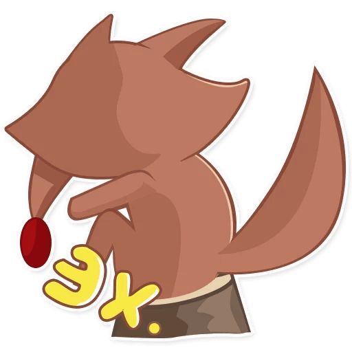 Sticker “Wild coyote Rudy-11”