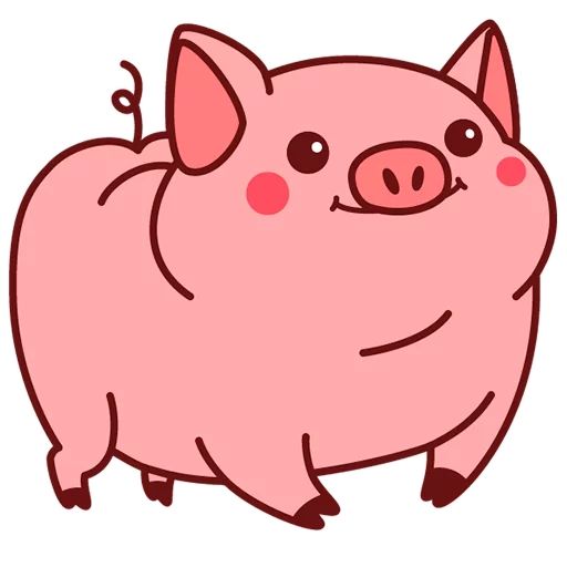 Sticker “Pig Valera-1”