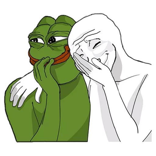 Sticker “Pepe And Feels Guy-1”