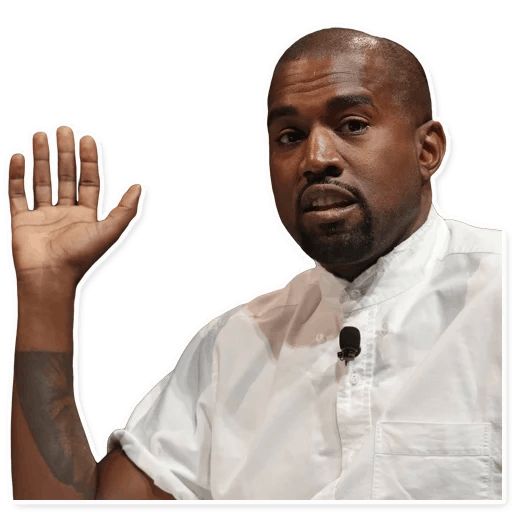 Kanye West” Stickers Set For Telegram