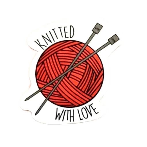 Sticker “knitting-2”