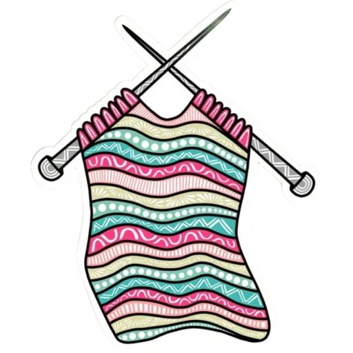 Sticker “knitting-3”
