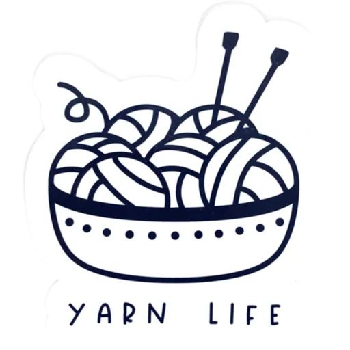 Sticker “knitting-7”