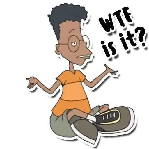 Sticker “What's with Andy?-2”