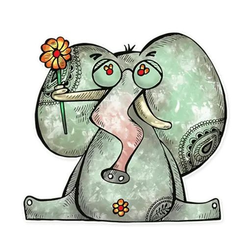 Sticker “Elephant-2”