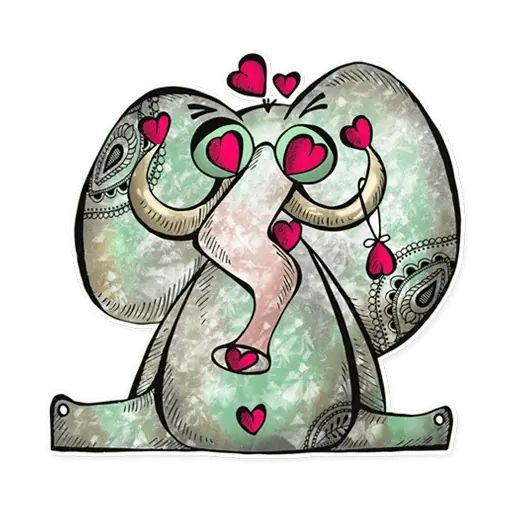 Sticker “Elephant-3”