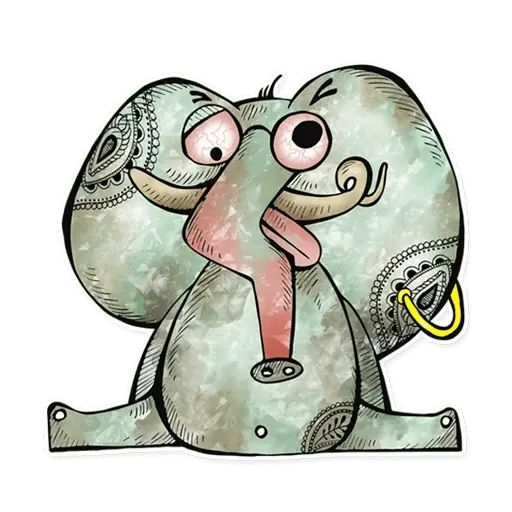 Sticker “Elephant-7”