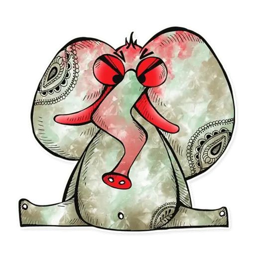 Sticker “Elephant-9”