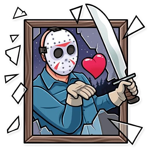 Sticker “Jason Voorhees-2”