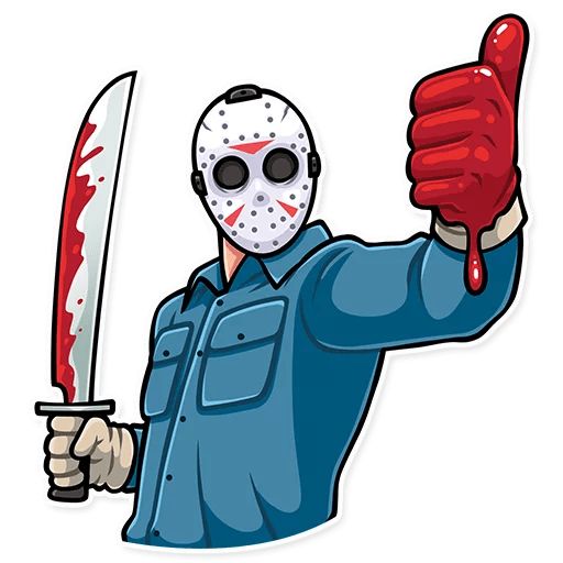 Sticker “Jason Voorhees-3”