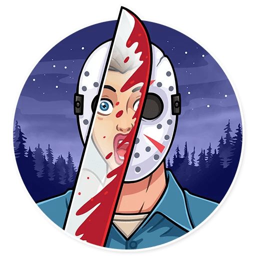 Sticker “Jason Voorhees-4”