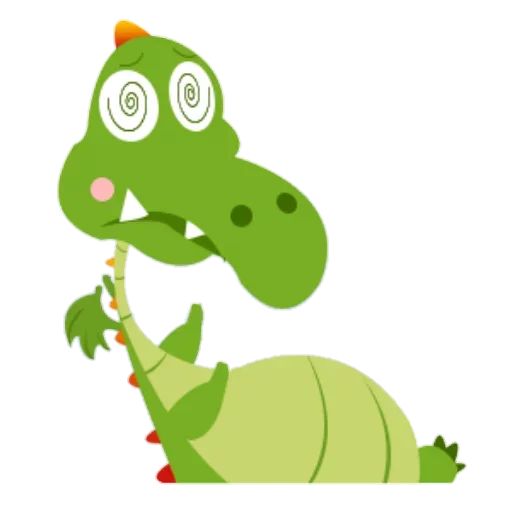 Sticker “Green Dino-11”