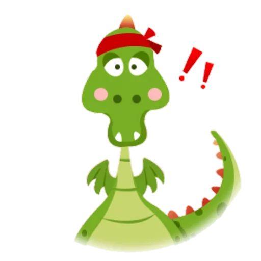Sticker “Green Dino-9”
