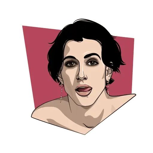 Sticker “Damiano David-2”