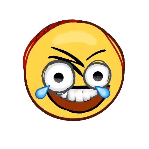 Cursed Emoji: Smile | Sticker