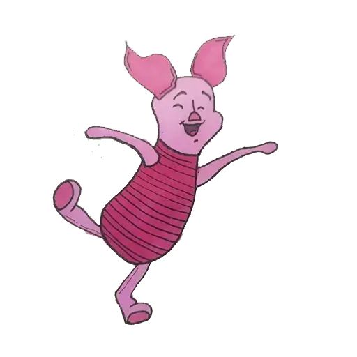 Sticker “The Pink Piglet-1”