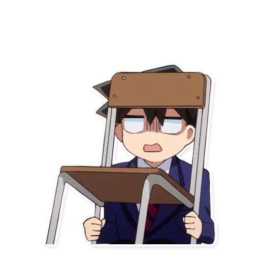 Sticker “Komi Can't Communicate-12”