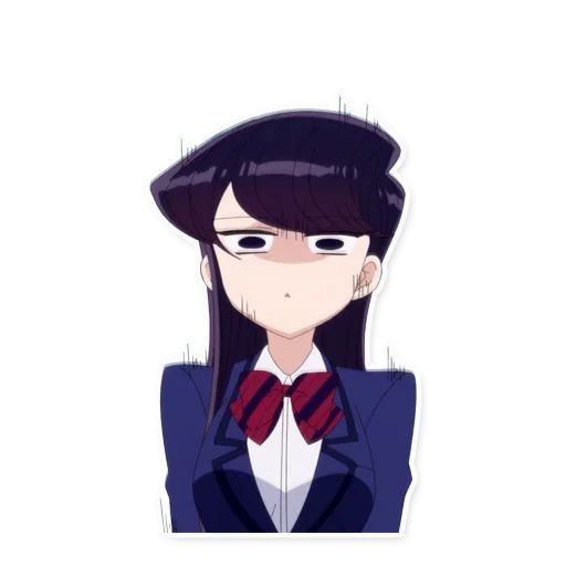 Sticker “Komi Can't Communicate-3”