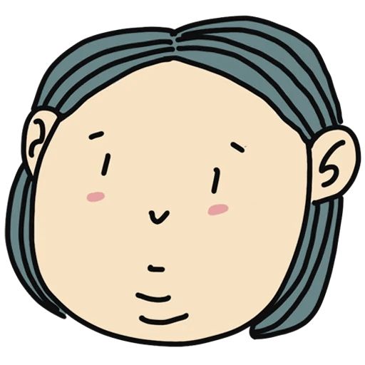 Sticker “Cute Girl-6”