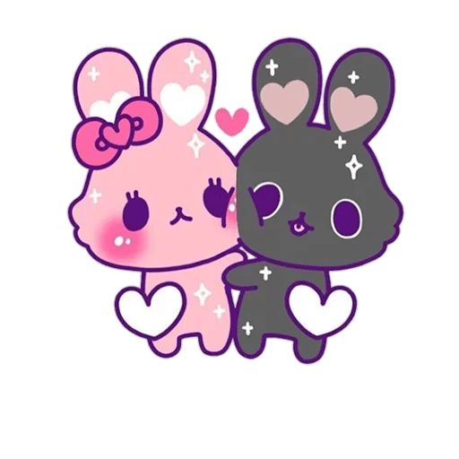 Sticker “Pink Bunny-12”