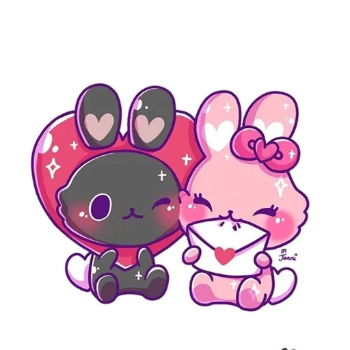 Sticker “Pink Bunny-9”