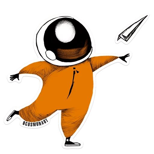 Sticker “Cosmonaut-2”