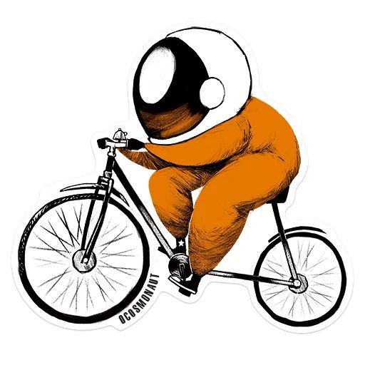 Sticker “Cosmonaut-3”