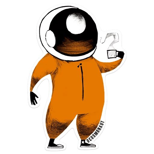 Sticker “Cosmonaut-4”