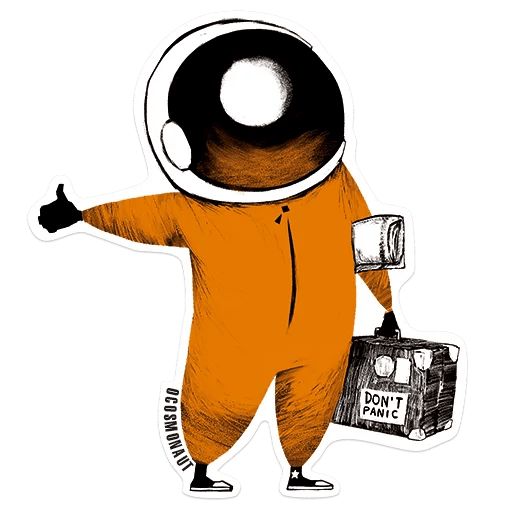 Sticker “Cosmonaut-5”