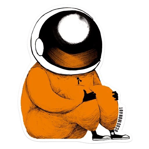 Sticker “Cosmonaut-8”